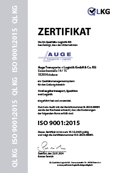 Zertifikat ISO-9001